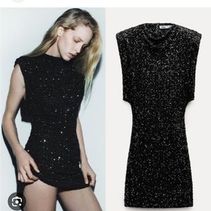 Sparkly Zara dress
